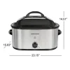 Electric Roaster Oven 22 Quarts, Stainless Steel - Image 8