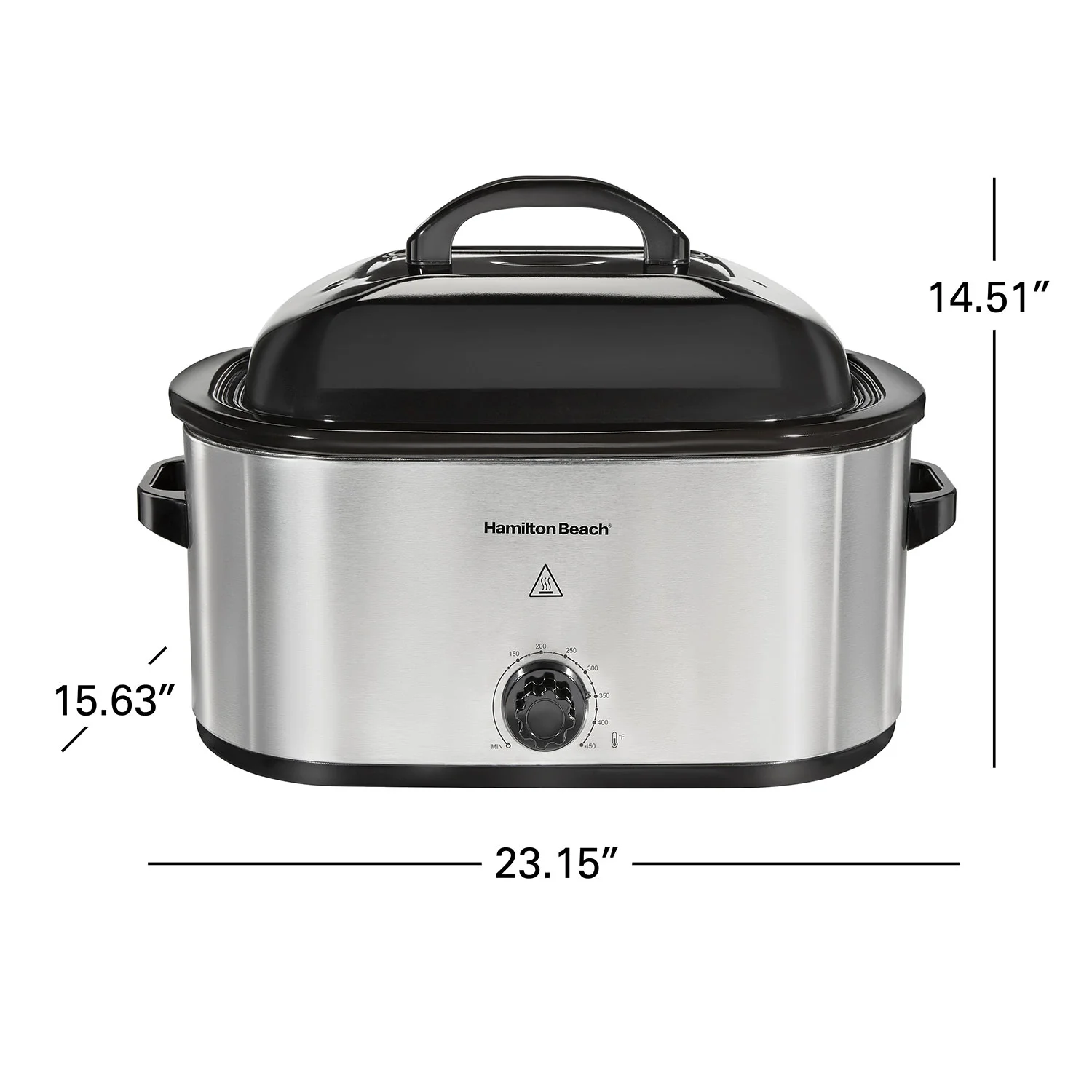 Electric Roaster Oven 22 Quarts, Stainless Steel - Image 8