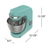 7 Speed Stand Mixer, 4 Quart, Aqua Blue - Image 7