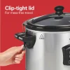 Set & Forget® 6 Quart Defrost Slow Cooker Silver - Image 4