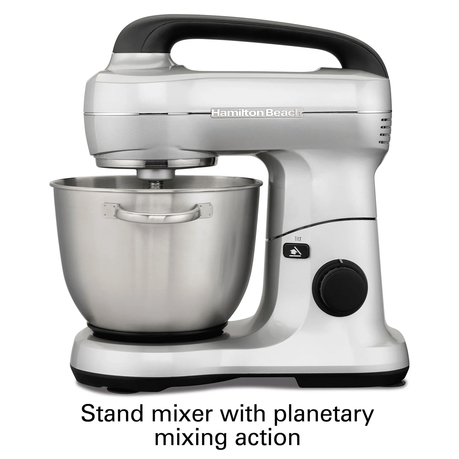 Alternative view of 7 Speed Stand Mixer, 4 Quart, Silver