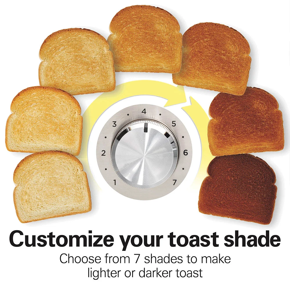 Sleek Stainless Steel 2 Slice Toaster - Image 4