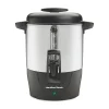 40 Cup Coffee Urn, Black & Stainless