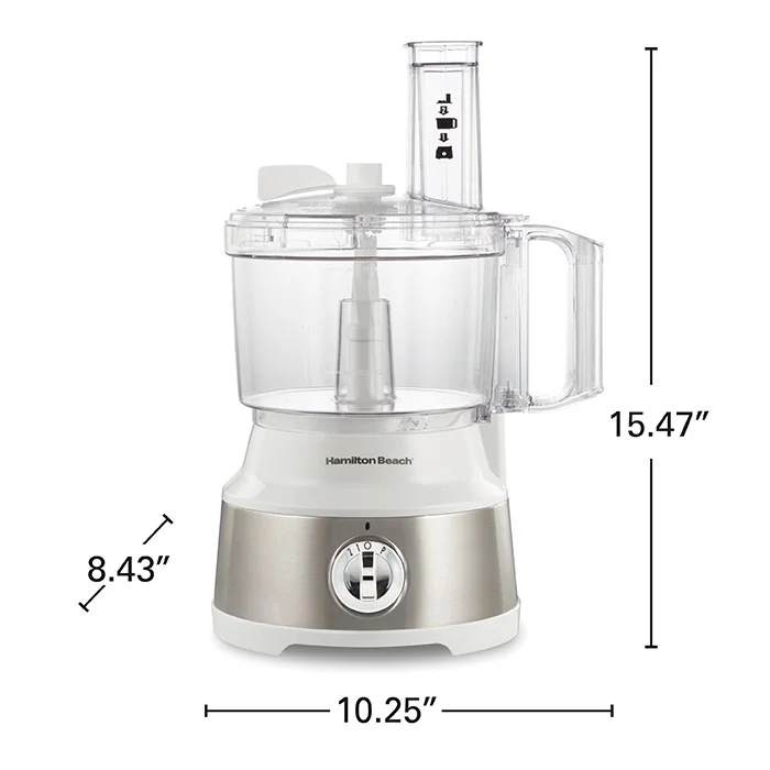 Hamilton Beach® Bowl Scraper Food Processor, 10 Cup Capacity, White, 70733 - Image 2