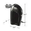 6 Speed Hand Mixer with Snap-On Case, Black - Image 8