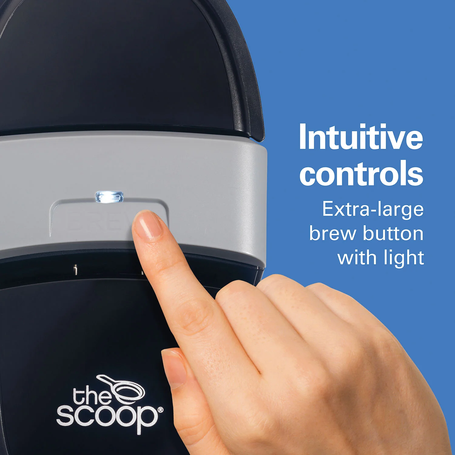 The Scoop® Single-Serve Coffee Maker, Black - Image 6