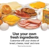 Breakfast Sandwich Maker, Red - Image 4