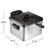 Deep Fryer, 4.5 Liters/19 Cup Oil Capacity Professional-Style with 3 Baskets - Image 8