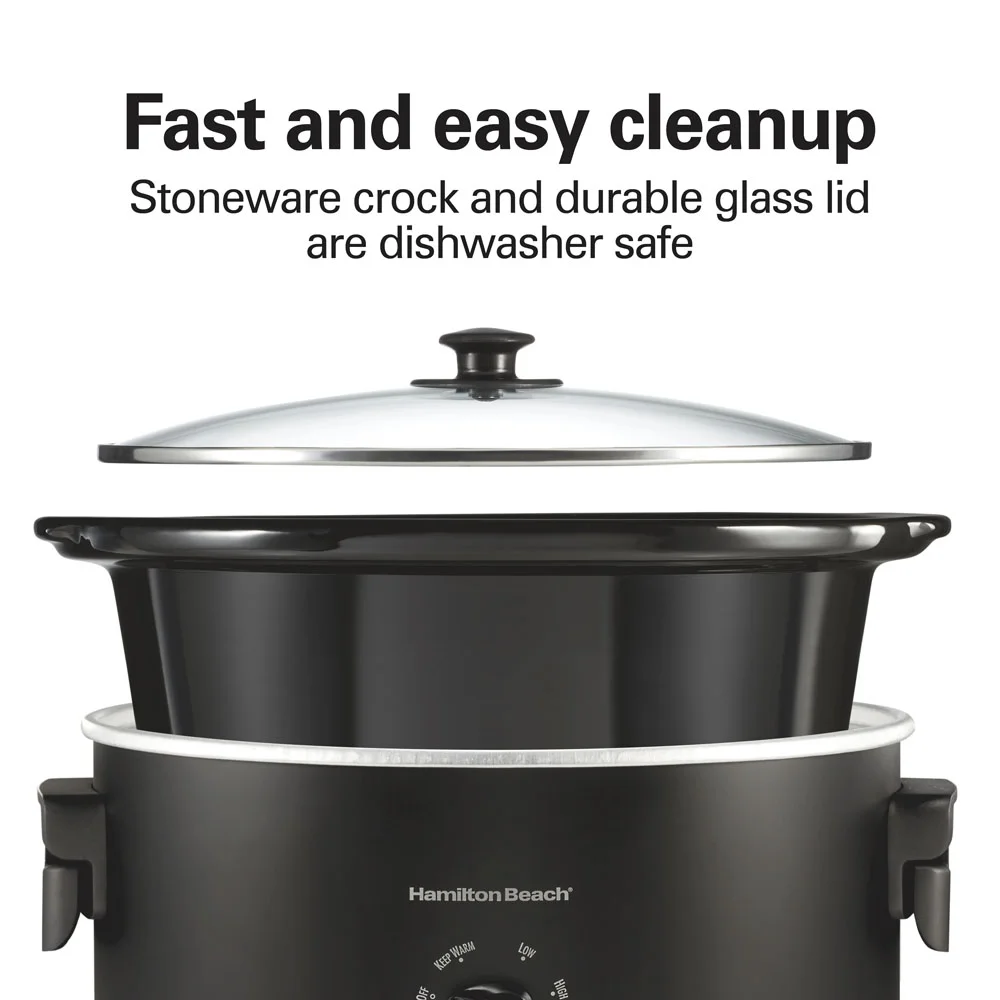 7 Quart Slow Cooker with Folding Handles - Image 5