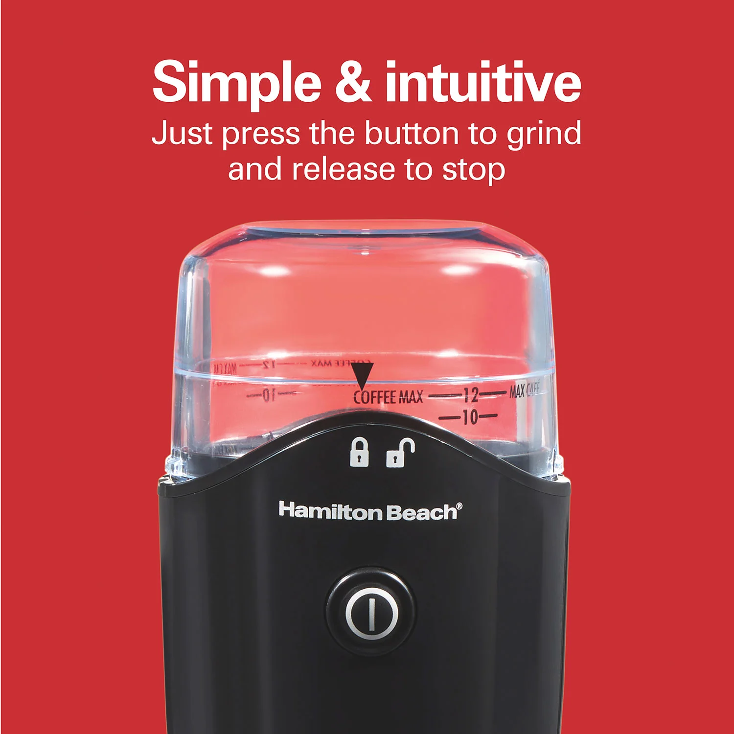 Hamilton Beach® Coffee and Spice Grinder, Black, 80410G - Image 4
