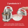 6 Speed Stand Mixer, White - Image 2