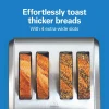 4 Slice Metal Toaster with Extra-Wide Slots - Image 2