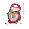 6 Speed Classic Stand Mixer, Red - Image 8