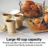 40 Cup Coffee Urn, Black & Stainless - Image 3
