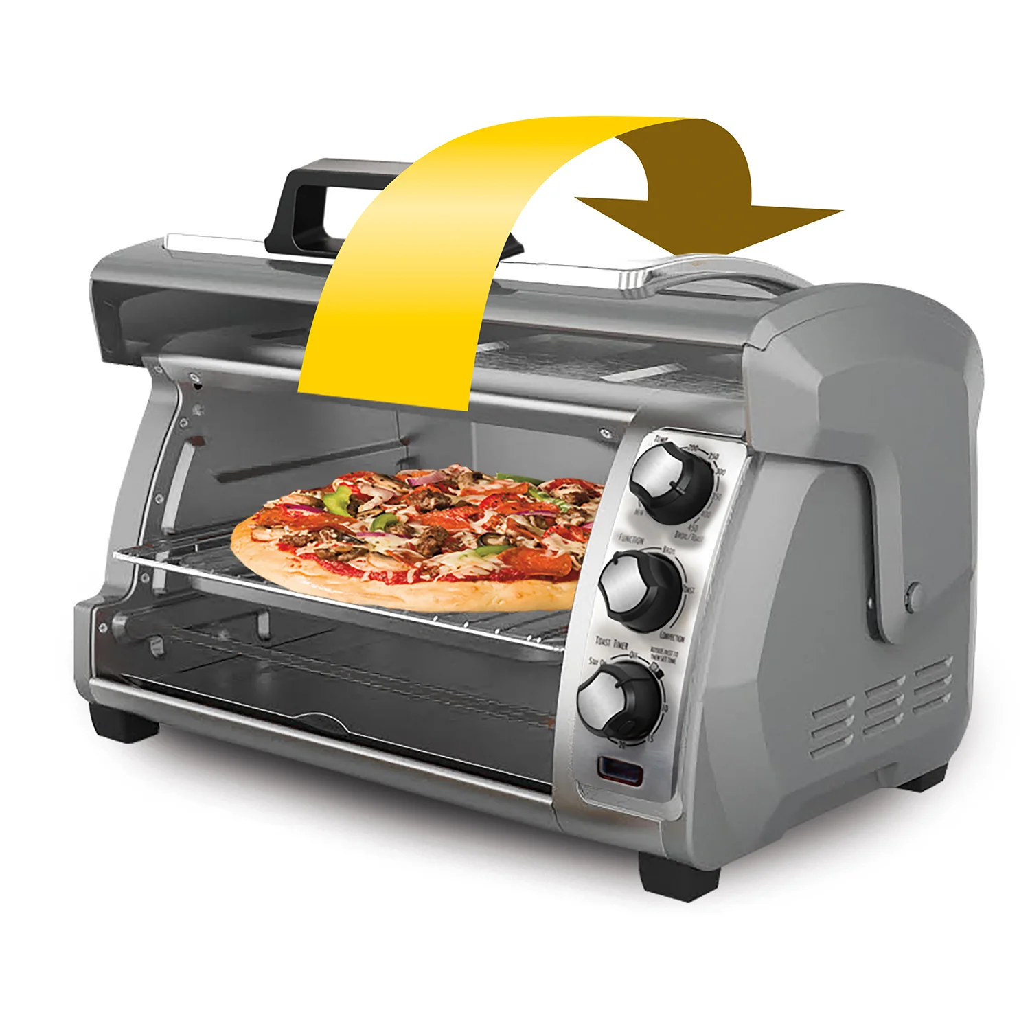 Alternative view of Easy Reach® Toaster Oven with Roll-Top Door