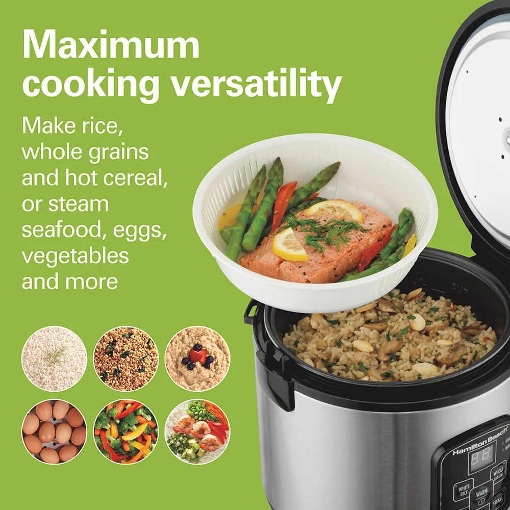 Alternative view of 8 Cup Capacity (Cooked) Rice Cooker & Food Steamer