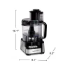 Hamilton Beach® Stack & Snap™ Food Processor, 12 Cup Capacity, Black & Stainless, 70725AG - Image 8