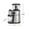 Hamilton Beach Flat Burr Coffee Grinder,18 Grind Settings,Stainless Steel Housing, 80385 - Image 8