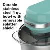 7 Speed Stand Mixer, 4 Quart, Aqua Blue - Image 5