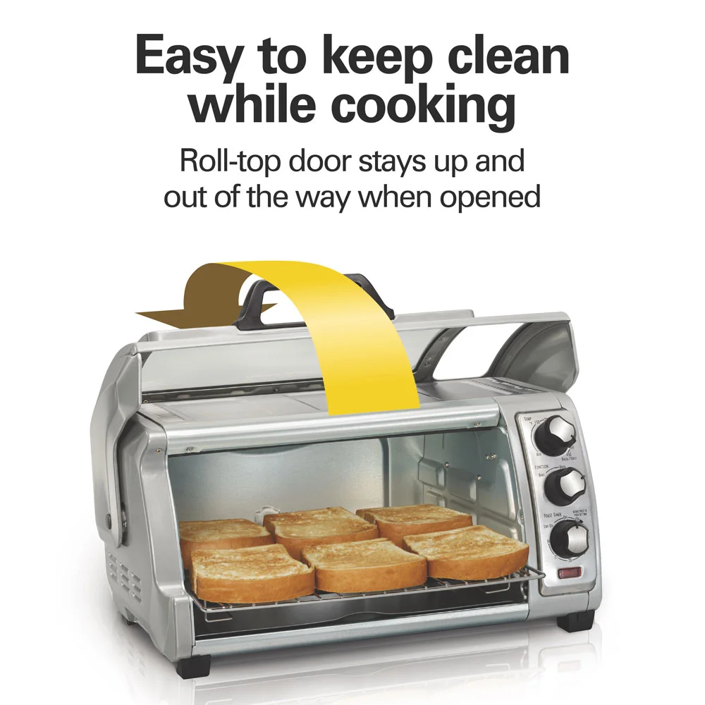 Easy Reach® Toaster Oven, Silver - Image 4