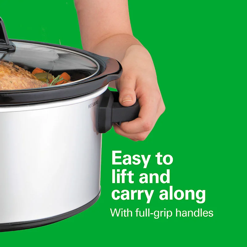 6 Quart Oval Slow Cooker - Image 4