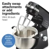 7 Speed Stack & Scrape™ Stand Mixer, Black - Image 6