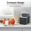 Countertop Bullet Ice Maker with Easy-Carry Handle, Black - Image 7
