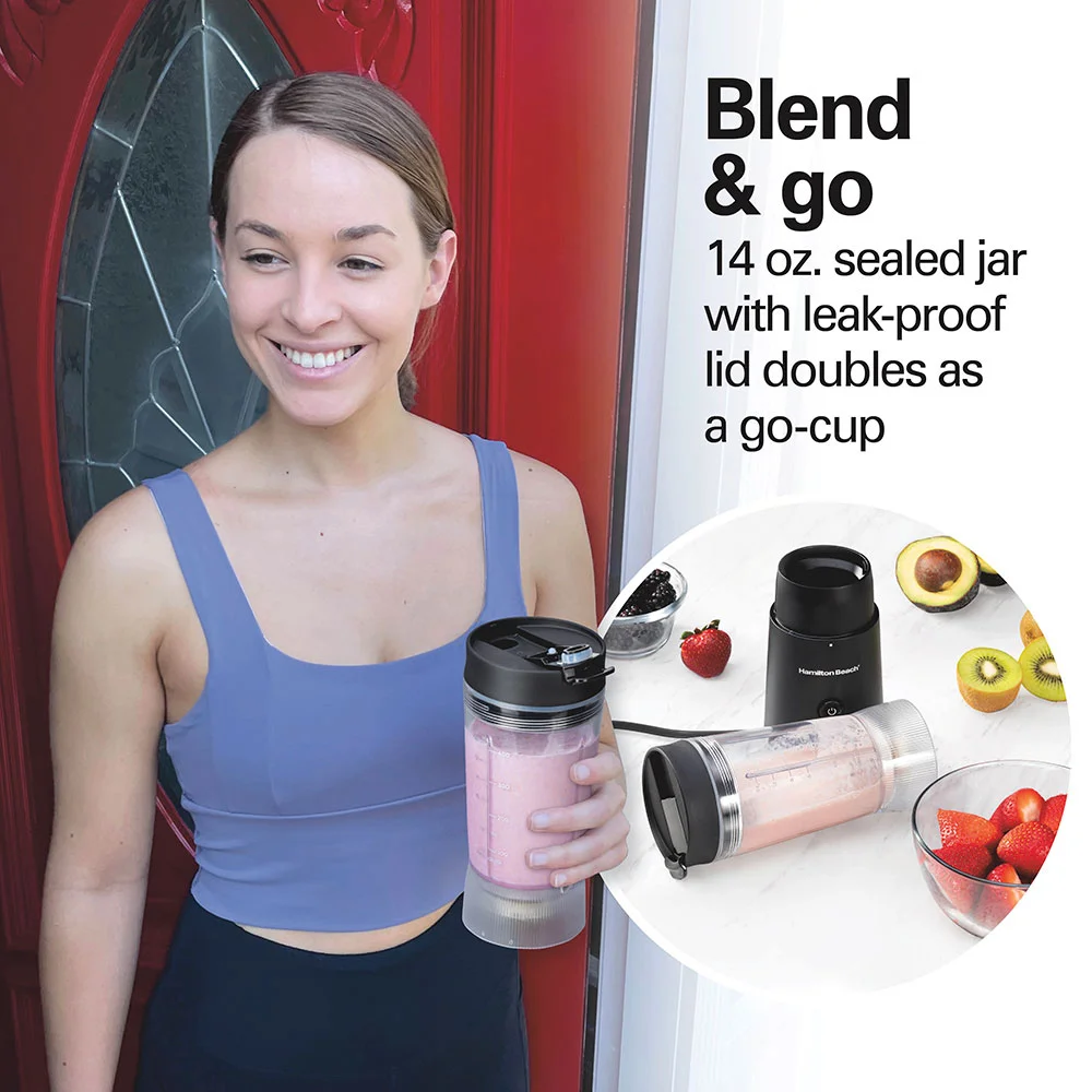 Personal Blender with Leak-Proof Travel Lid - Image 3