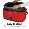 Electric Roaster Oven, 22 Quarts, Red - Image 5