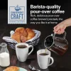 8 Cup Convenient Craft™ Automatic or Manual Pour-Over Coffee Brewer, White - Image 2
