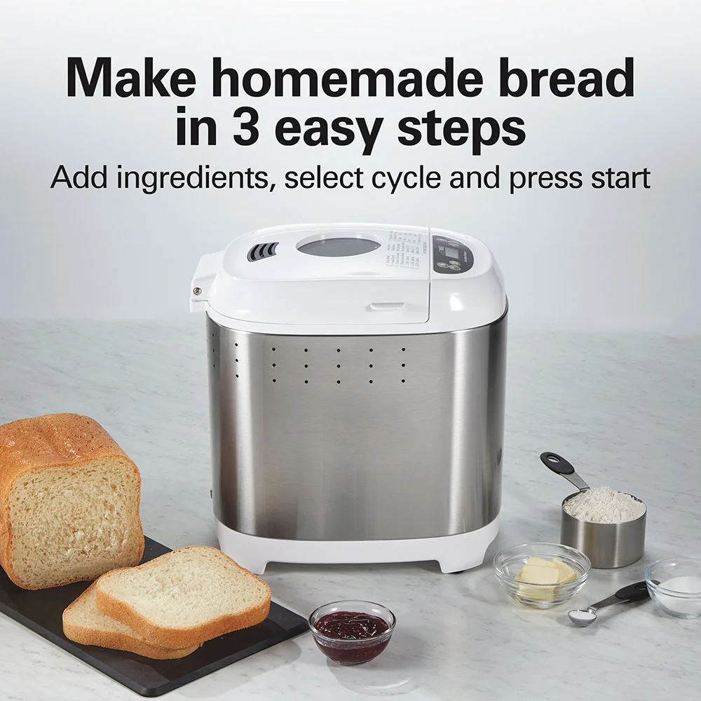 Alternative view of Artisan Dough & Bread Maker, White & Stainless