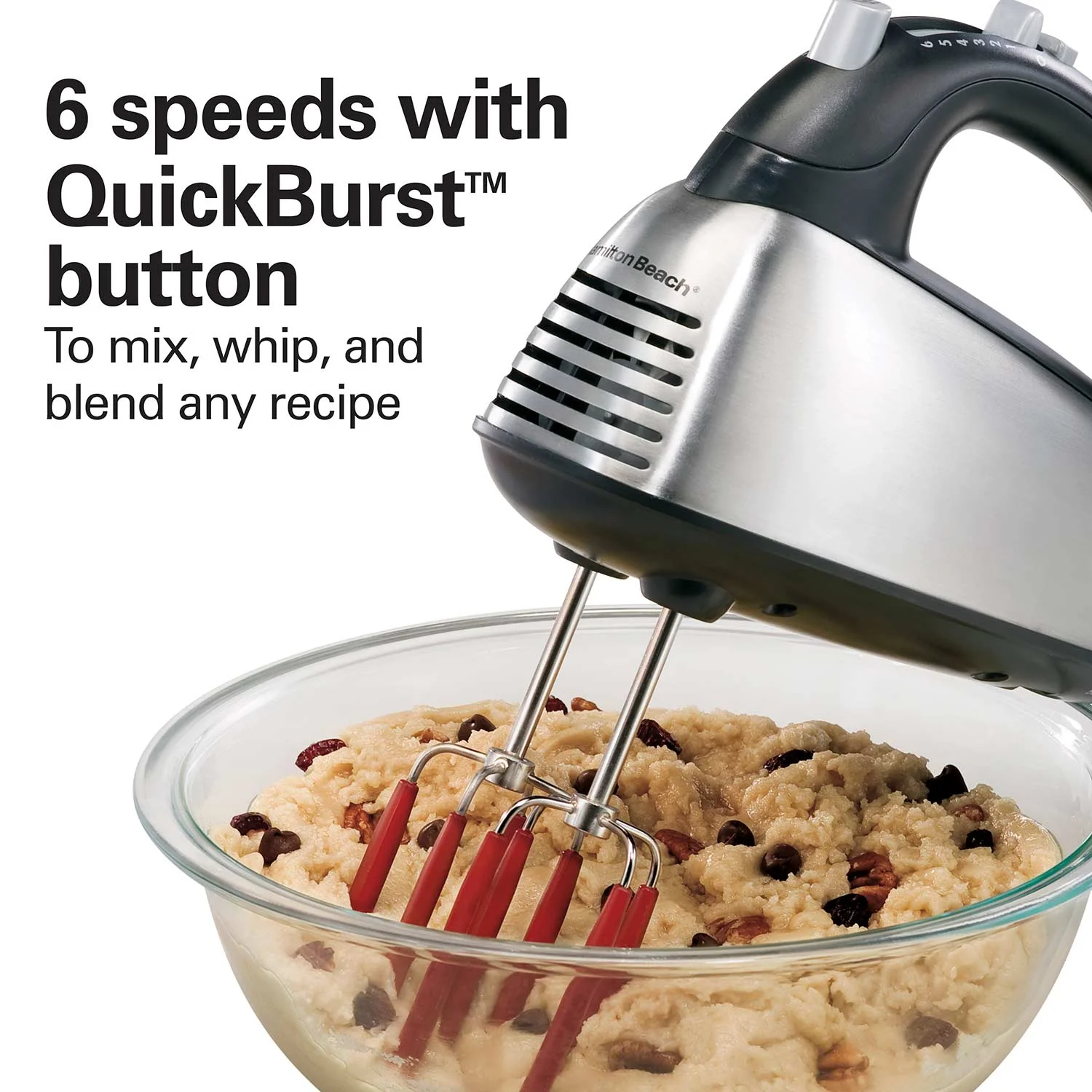 SoftScrape™ 6 Speed Hand Mixer with Case - Image 3