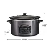 6 Quart Programmable Defrost Slow Cooker - Image 8