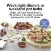 7 Quart Programmable Stay or Go® Slow Cooker with Party Dipper™ Food Warmer - Image 7