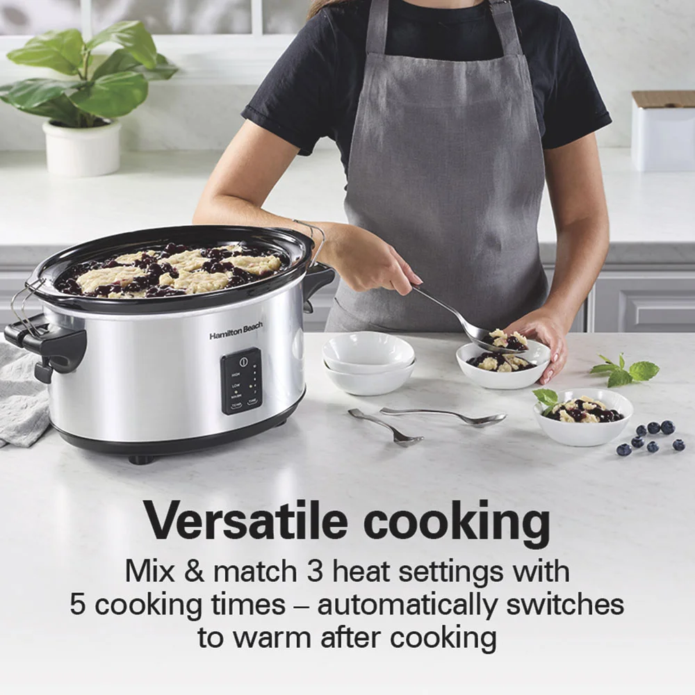 Alternative view of Programmable Stay or Go® Slow Cooker, Silver