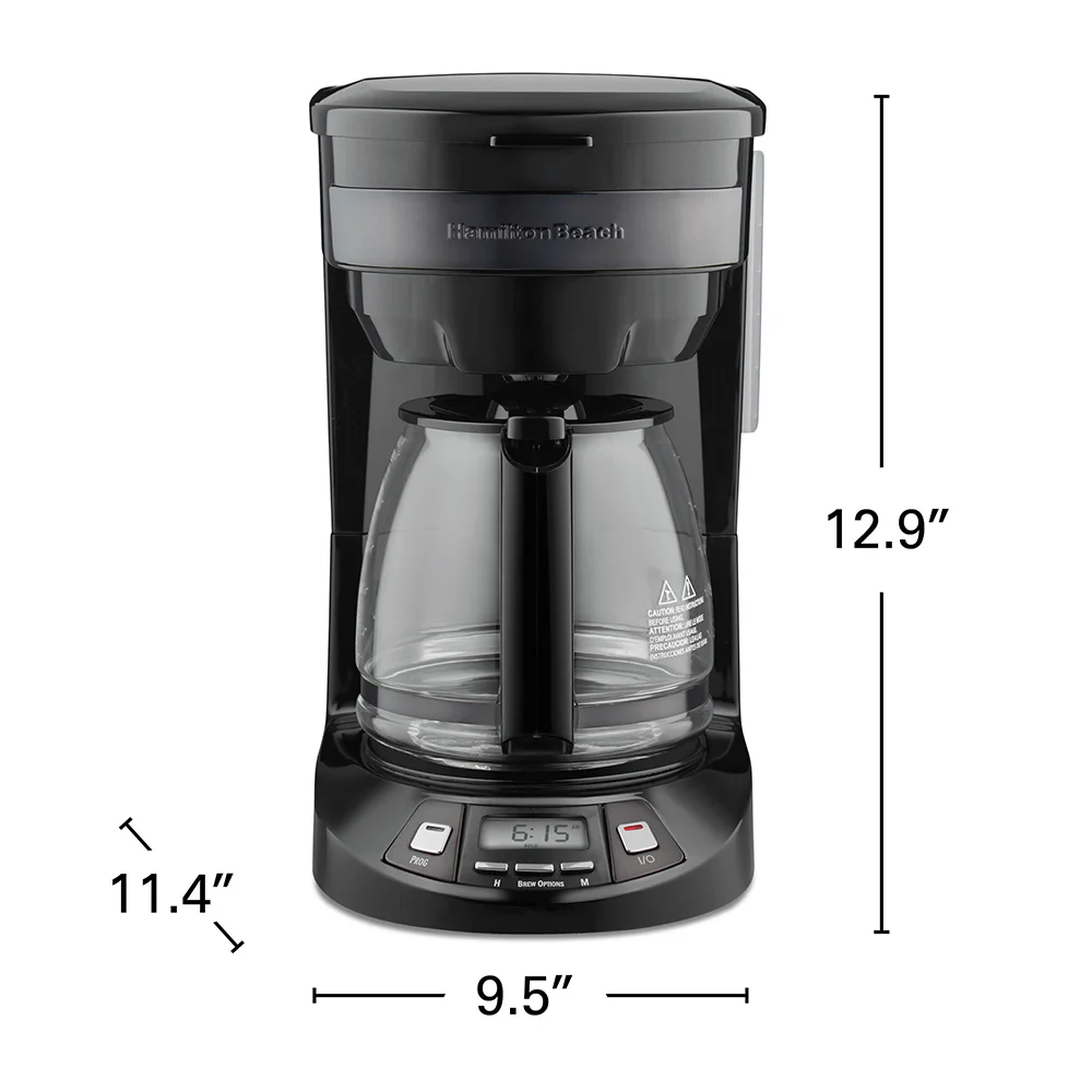 Black Stainless Coffee Maker - Image 8
