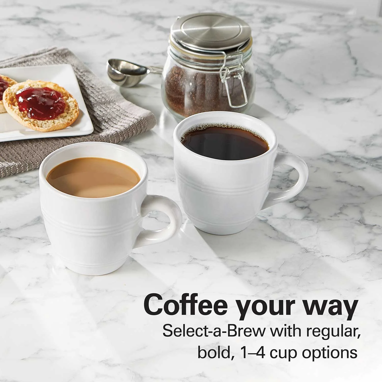 12 Cup Programmable Coffee Maker with 3 Settings - Image 6