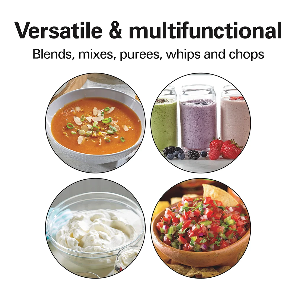 Alternative view of Immersion Blender with 3 Attachments