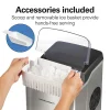 Countertop Bullet Ice Maker, Stainless Steel - Image 6