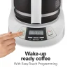 Programmable Coffee Maker, White - Image 2