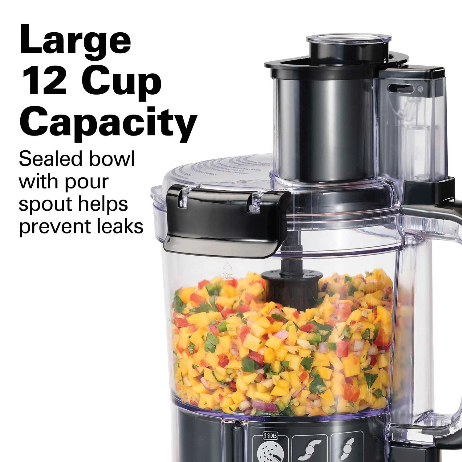 Alternative view of Hamilton Beach® Stack & Snap™ 12-Cup Food Processor, R70727
