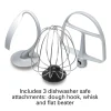 7 Speed Stand Mixer, 4 Quart, Red - Image 5