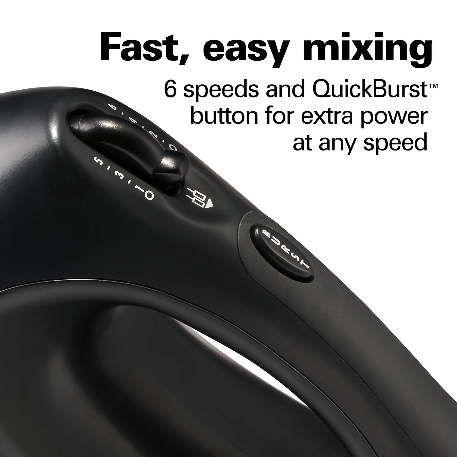 6 Speed Hand Mixer with Quick Burst™ - Image 3