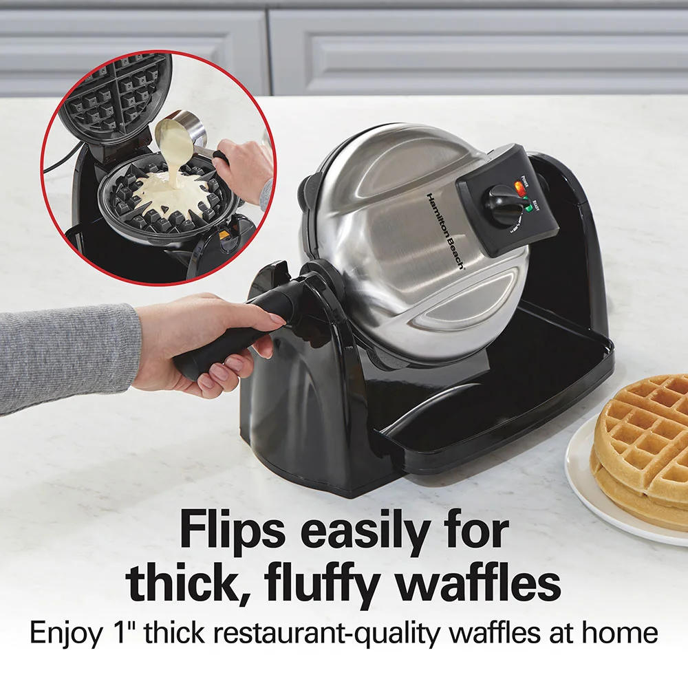Removable-Grid Belgian Waffle Maker - Image 2