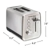 Sleek Stainless Steel 2 Slice Toaster - Image 8