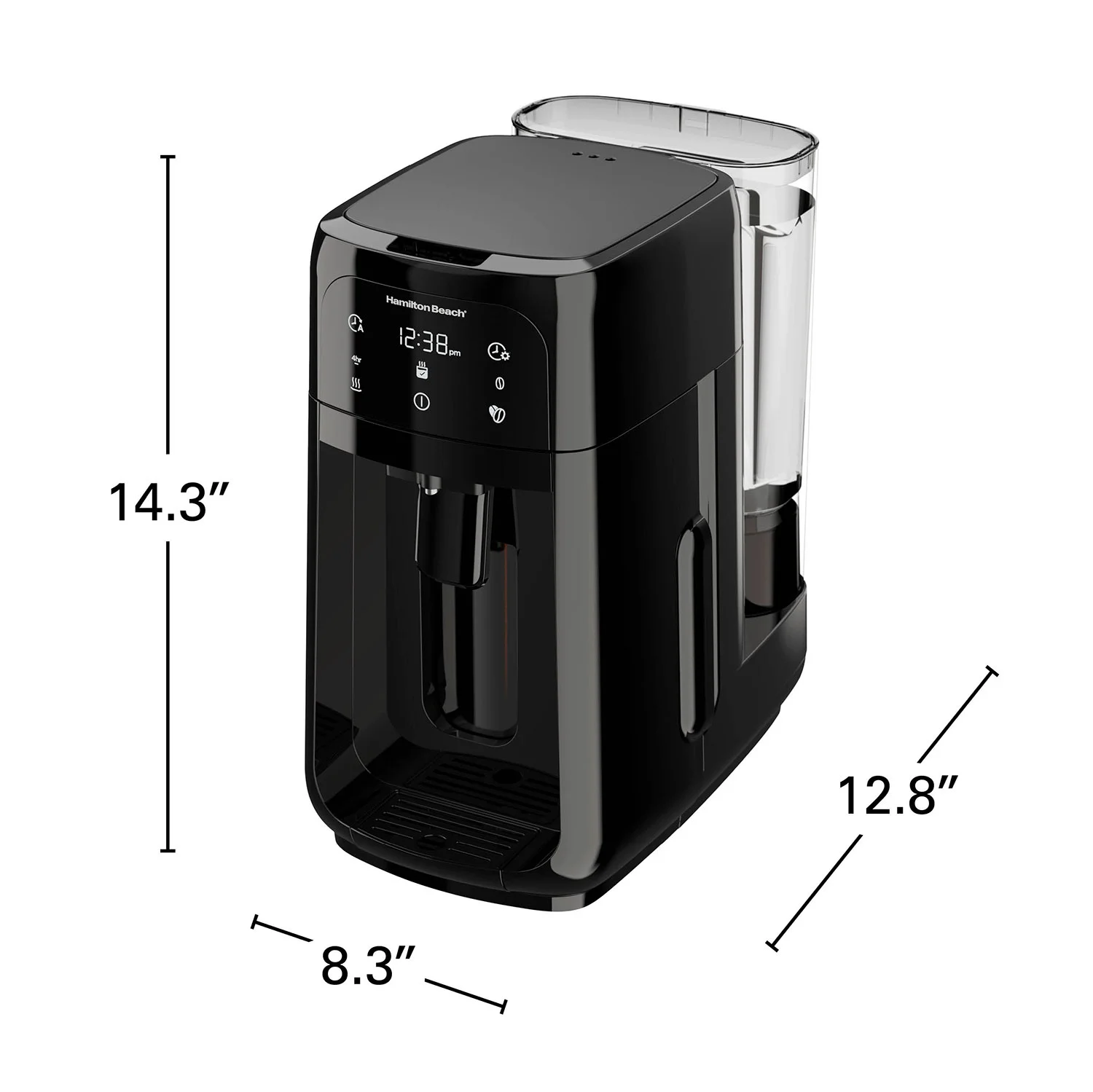 One Press® Dispensing Coffee Maker, 12 Cup - Image 8