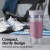 Personal Blender with Leak-Proof Travel Lid, Light Purple - Image 6