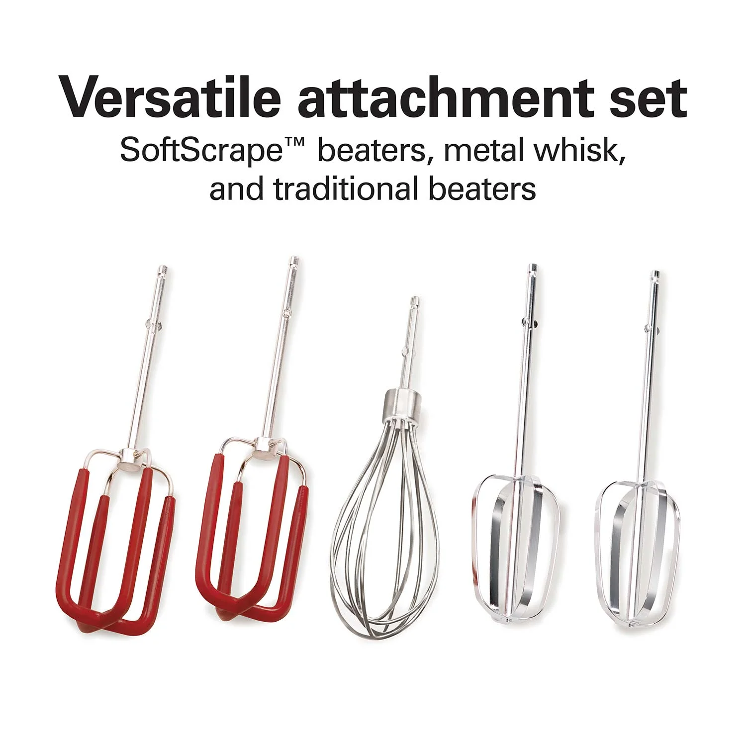 Alternative view of SoftScrape™ 6 Speed Hand Mixer with Case
