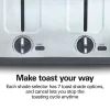 4 Slice Metal Toaster with Extra-Wide Slots - Image 7