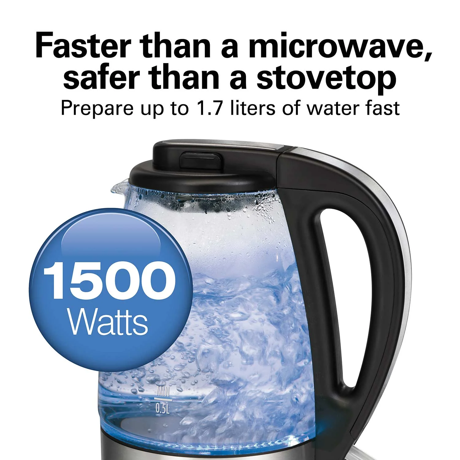 Alternative view of 1.7 Liter Glass Electric Kettle